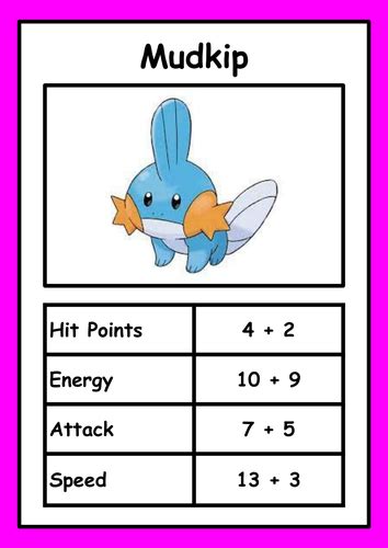 Pokemon Maths Game Teaching Resources