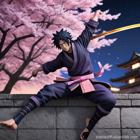 create  super realistic  sasuke form naruto shipuden laying