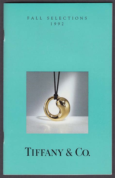 Tiffany And Co Fall Selections 1992 Catalog Eternal Circle Pendant Cover