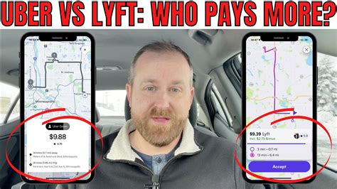 Uber Vs Lyft Who Pays More With Upfront Fares Youtube