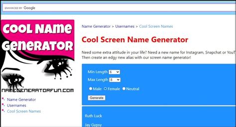 cool ways to write your name generator