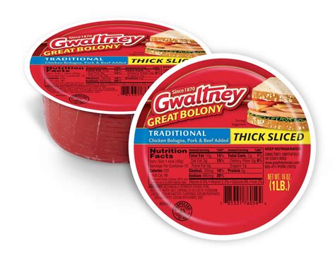 Thick Sliced Traditional Meat Bologna 16oz. | Gwaltney Foods