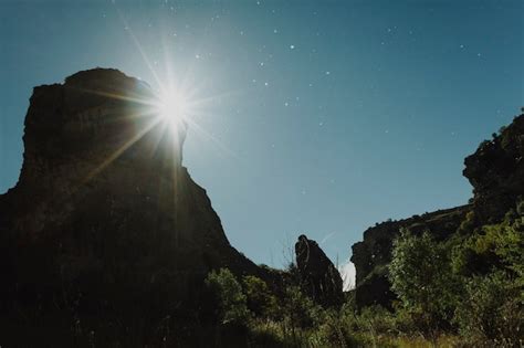 Paisaje De Una Puesta De Sol En Un D A Despejado Foto Gratis