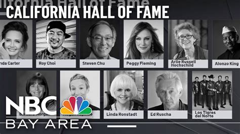 Some Of The Newest Inductees To California Hall Of Fame Are From The