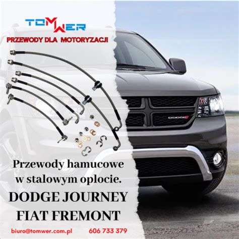 Przewody Hamulcowe W Stalowym Oplocie DODGE JOURNEY FIAT FREEMONT