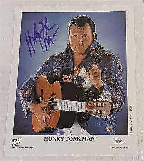 Honky Tonk Man Autographed Signed 8x10 Photo WWE Proxibid