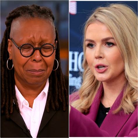Chaos Unleashed: The View Hosts Desperately Plead with Karoline Leavitt ...