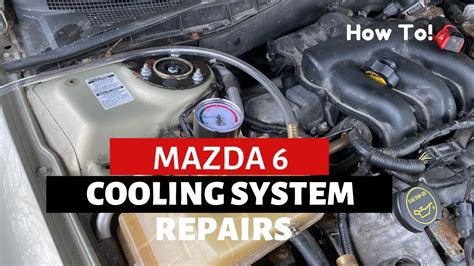 Mazda Radiator Radiator Fan And Water Pump Replacement Youtube