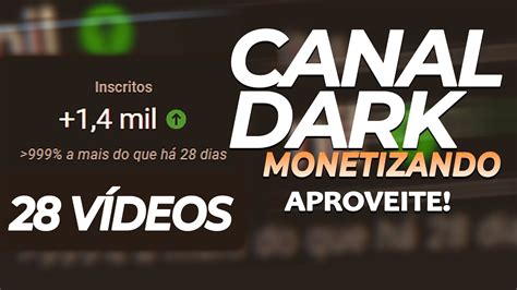 SEM EDITAR VÍDEO O NICHO DE CANAL DARK QUE MONETIZA MAIS RÁPIDO NO