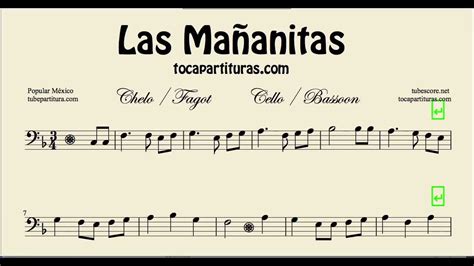 Las Mananitas Tenor Sax Sheet Music At Dollie Dickson Blog