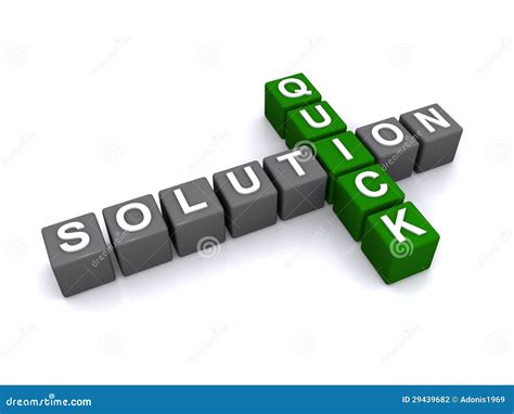 Quick Solution Royalty Free Stock Photography 31581401