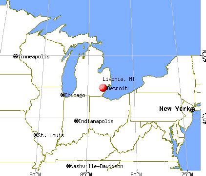 Livonia, Michigan (MI) profile: population, maps, real estate, averages, homes, statistics ...