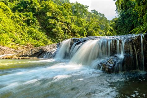 Gambar Alam Air Terjun Gunung Aliran Cepat Badan Air Pohon