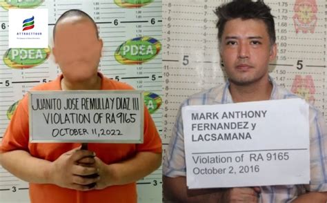 Look Mark Anthony Fernandez And Juanito Remullas Mug Shots Have Gone