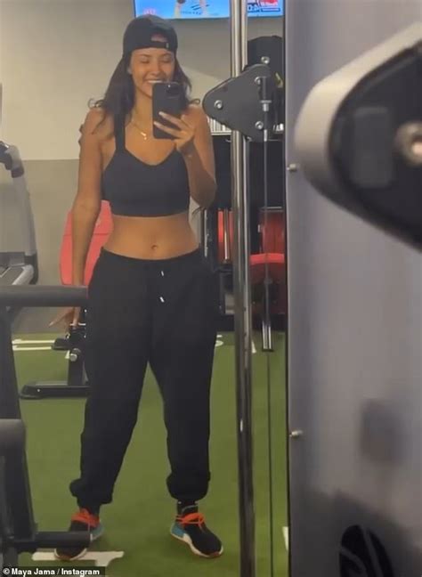 Maya Jama Flashes Her Toned Physique In A Sports Bra While Dancing In