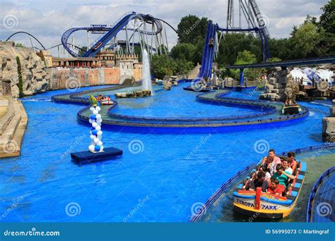 Poseidon Water Roller Coaster Greek Themed Area Europa Park Germany