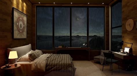 Beat Insomnia Fall Asleep Fast Cozy Bedroom Gentle Rain