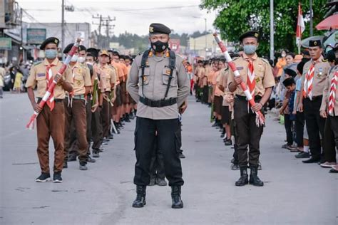 Pawai Obor HUT RI Ke 77 Meriah Di Humbang Hasundutan