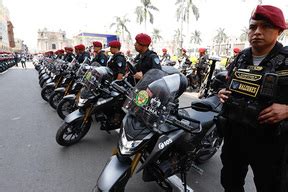 Polic A Nacional Recibe Primer Lote De Motos Para Reforzar Labores