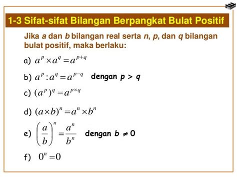 Bab 1 bentuk pangkat, akar & logaritma