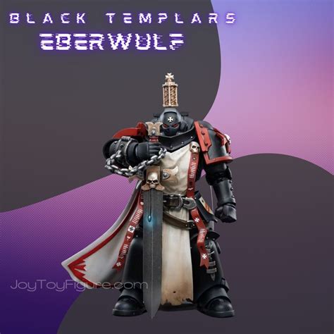 Joytoy Action Figure Warhammer K Black Templars Sword Brethren