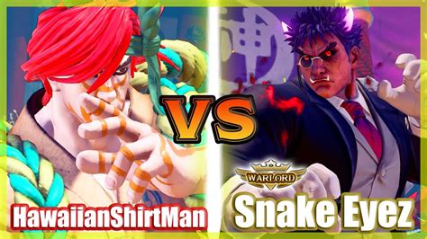 Sfv Ce Hawaiianshirtman Zeku Vs Snake Eyez Kage Ft Youtube