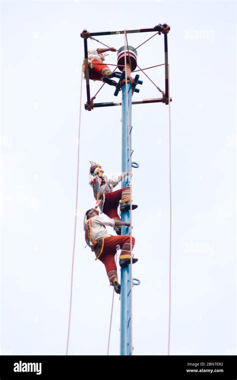 'Danza de Los Voladores', Ritual Ceremony of the Voladores, Cultural Tradition of the Totonac ...