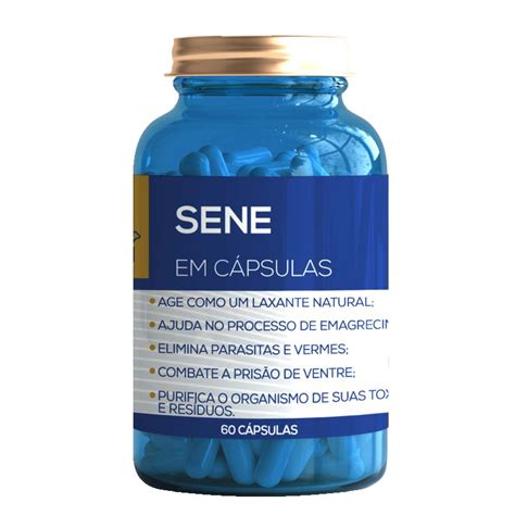 Sene 500mg 60 Cápsulas Qualidade de Vida Manipulart Farmácia de