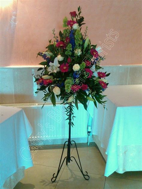 Pedestal Arrangements Cathy S Bloomers Florists