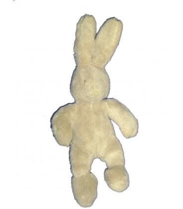 Doudou Peluche Lapin Beige Moulin Roty Plume Et Polochon H Cm