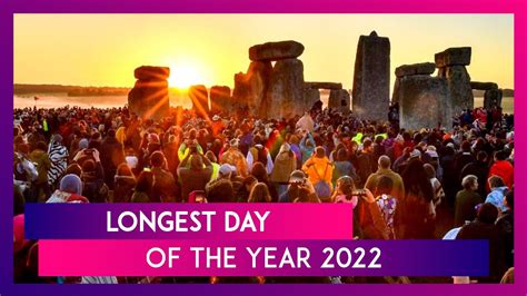 Longest Day Of The Year 2022 Hundreds Gathers At Stonehenge To Mark