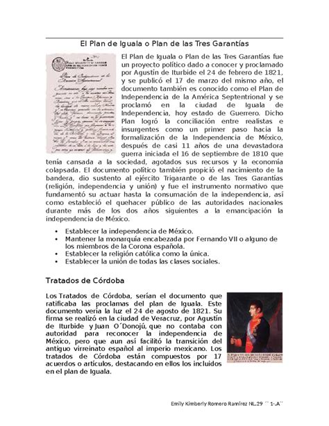 Qué Es El Plan De Iguala 10