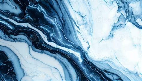 Generative AI, Glossy Blue and White Marble Texture 30456483 Stock Photo at Vecteezy