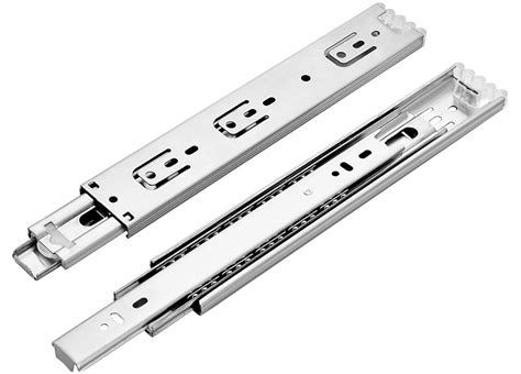 Side Mount Manual Stainless Steel Drawer Slide Telescopic Channel 200