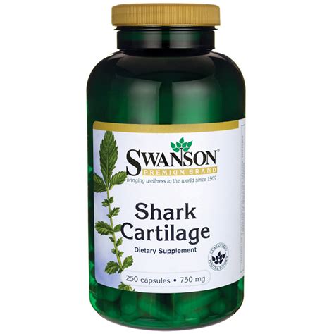 Акулий хрящ, Shark Cartilage, Swanson, 750 мг, 250 капсул, цена 495 грн ...