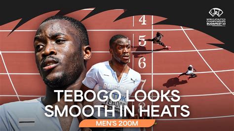 S Tebogo Does Not Break A Sweat In The 200m Heats World Athletics