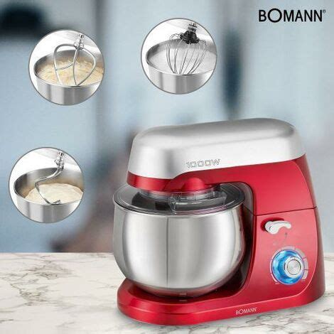 Bomann KM 6009 CB Robot De Cocina 1000 W 5 L Rojo