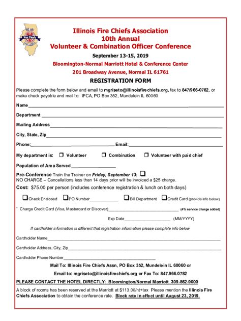 Fillable Online Illinois Fire Chiefs Associa On Fax Email Fill Out