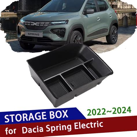 Bo Te De Rangement De Voiture Pour Dacia Spring Electric Ev