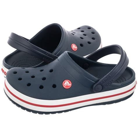 Klapki Crocs Crocband Clog K Navy Red 207006 485 W ButSklep Pl