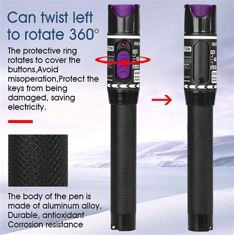 Fibre optique Stylo Laser de testeur de câbles de Fiber optique FTTH