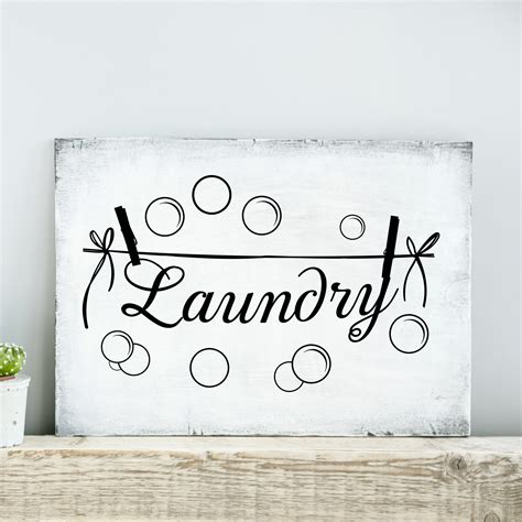 Laundry Room Signs SVG