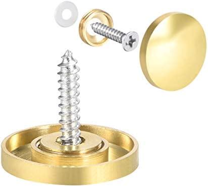 Amazon Uxcell Mirror Screws Decorative Caps Cover Nails Polished