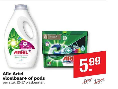 Alle Ariel Vloeibaar Of Pods Aanbieding Bij Coop Folders Nl