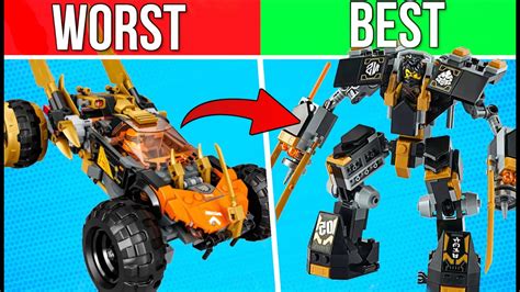 Lego Ninjago Ranking Coles Sets Worst To Best Youtube