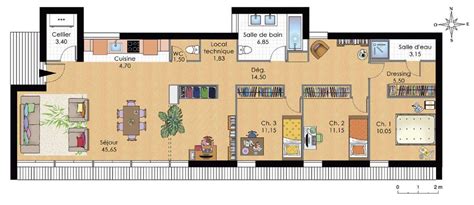 Plan de maison moderne de plain pied – Plans & maisons