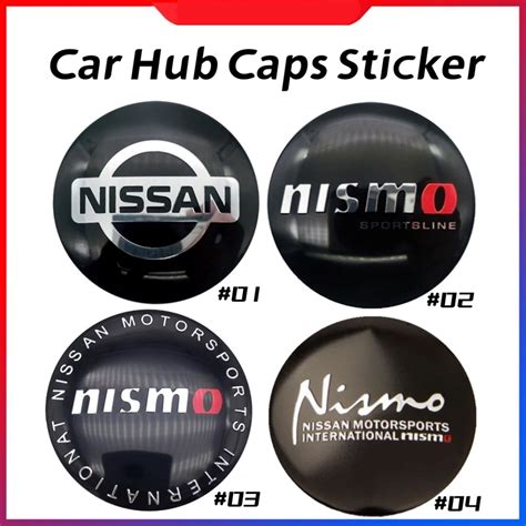 Pcs Set Nissan Mags Center Caps Pcs Mm Carro Roda Centro Hub