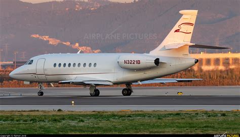 N3221B Private Dassault Falcon 2000 DX EX At Barcelona El Prat