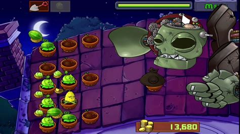 Game Plants Vs Zombies Adventure Roof Level Akhir Cuplikan