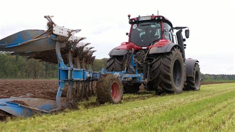 Lemken Video Ploegen Met Vijfschaar Lemken Juwel En Valtra